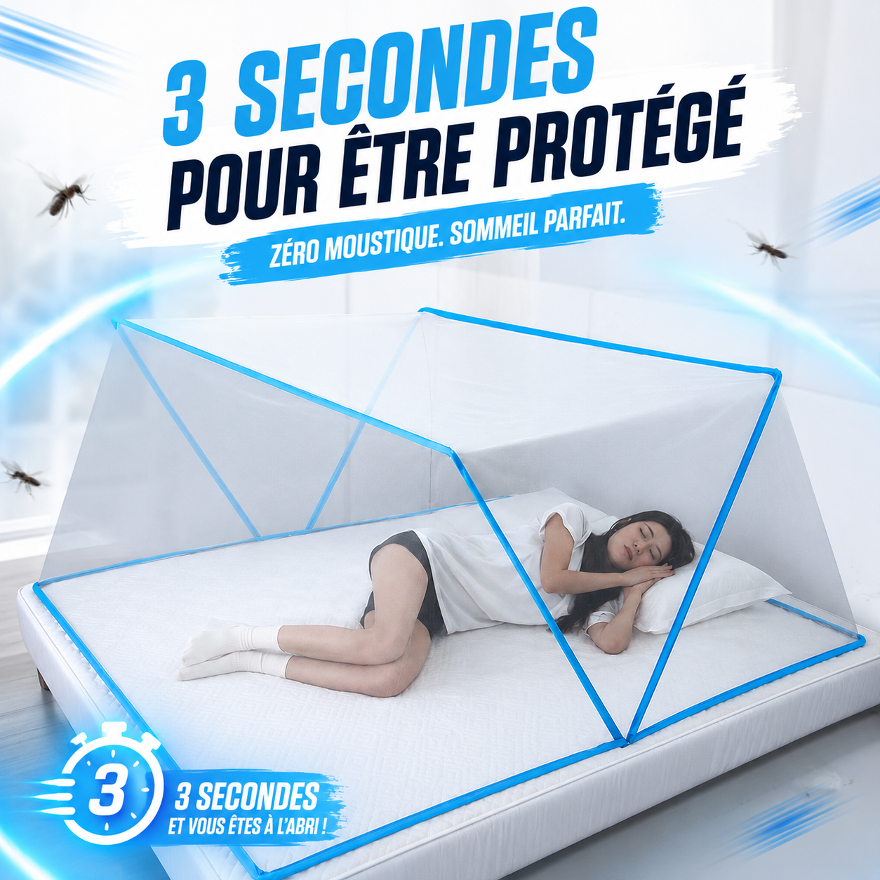 🛏️ La Moustiquaire Qui S'installe En 3 Secondes Chrono
