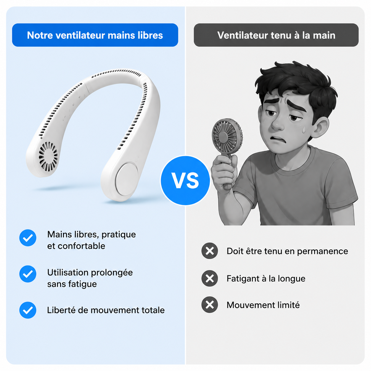 IL FAIT TROP CHAUD ? RAFRAÎCHISSEZ-VOUS EN QUELQUES SECONDES.