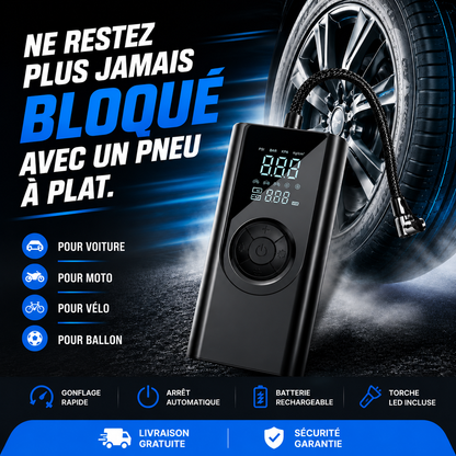 Gonflez rapidement pratiquement n'importe quoi en quelques minutes pour une tranquillité d'esprit totale